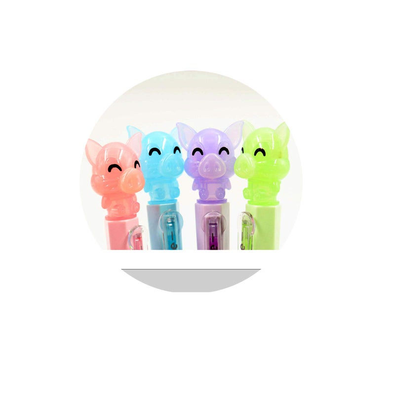 ZIJING 15pcs Cartoon School Kids Kawaii Korean Mechanical Pencil with Lead Refill Jelly Eraser set - Image 3